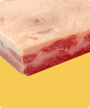 Le mélange permettant de créer les lardons et le bacon vegan