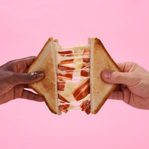 Sandwich au bacon vegan