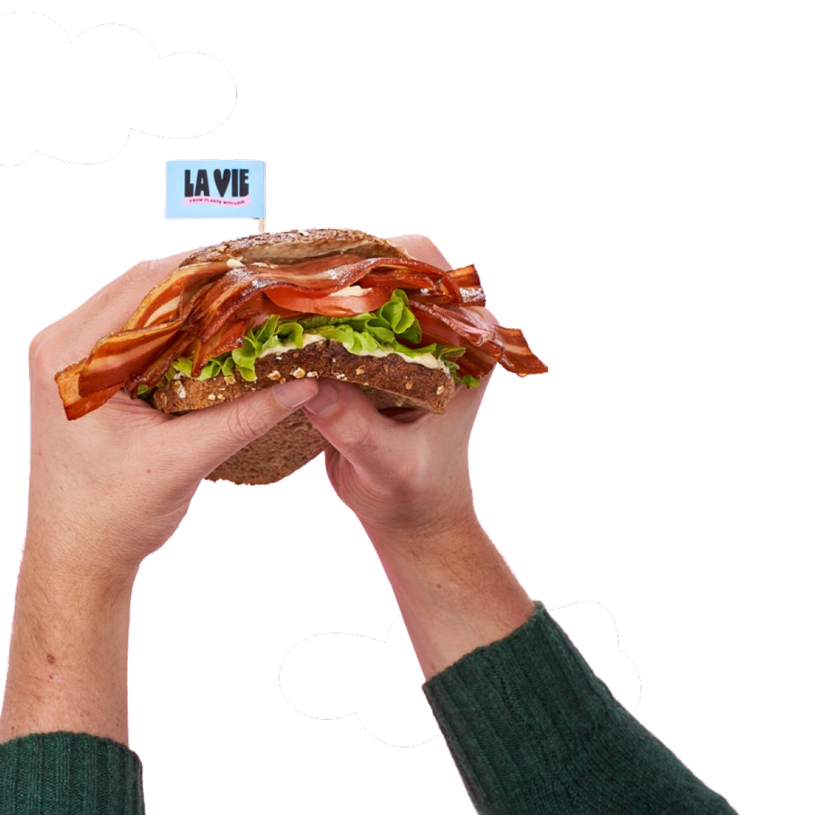 Burger BLT au bancon vegan