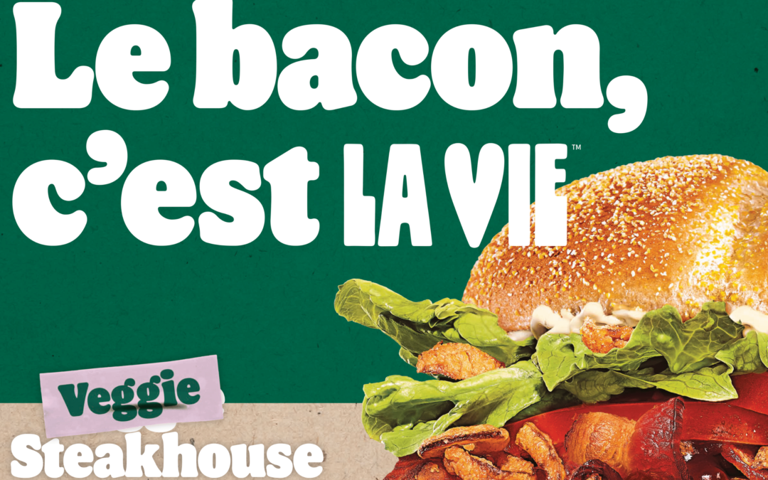 Le bacon végétal La Vie™️ s’invite dans le Veggie Steakhouse de Burger King