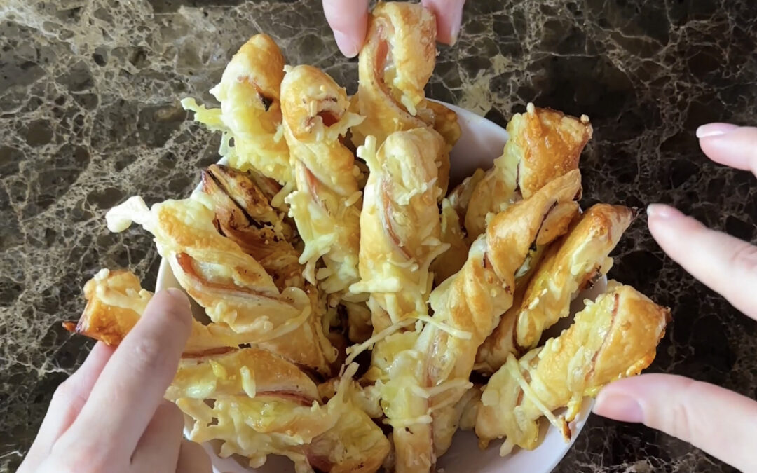 TORSADES APÉRITIVES AU JAMBON LA VIE™️