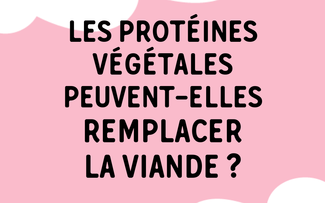 Les protéines végétales peuvent-elles remplacer les protéines animales ?