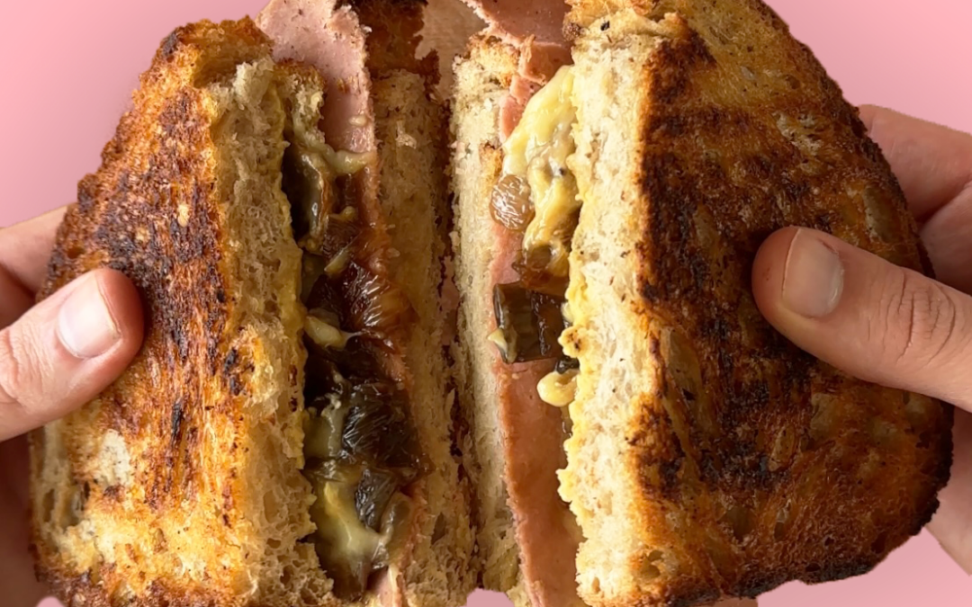 GRILLED CHEESE AU JAMBON VÉGÉTAL LA VIE™️
