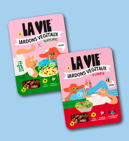 Lardons végétaux