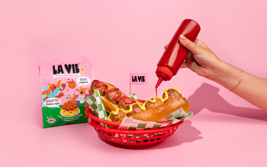 HOT DOG AUX BOULETTES VÉGÉTALES LA VIE™️